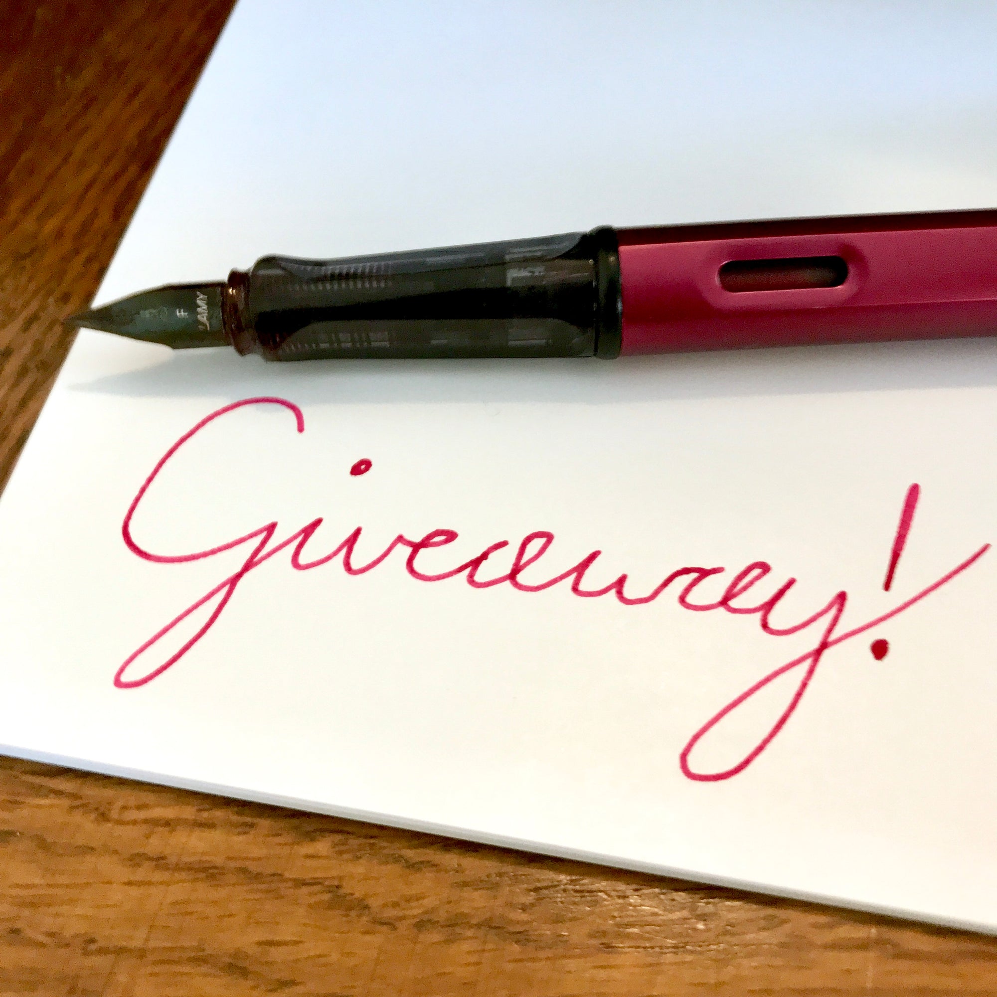 A Fountain Pen Giveaway for Fountain Pen Day