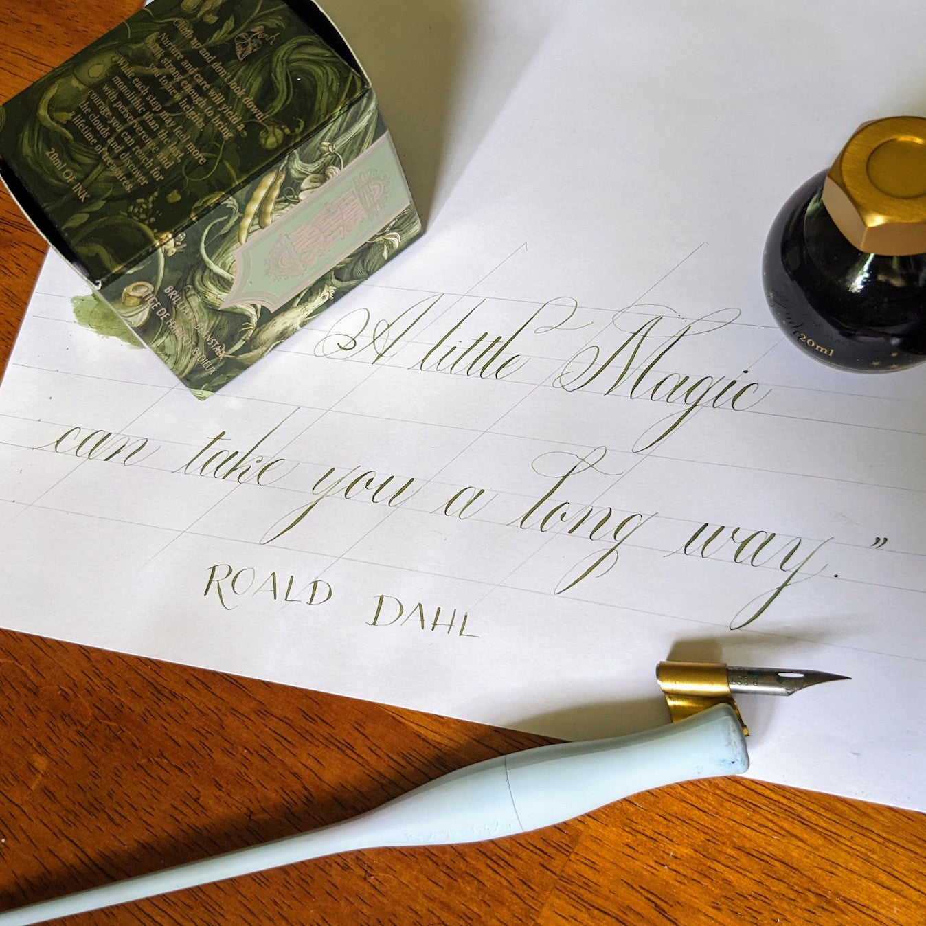 The Paper Seahorse Classes March 30th 2024 2 - 5p Introduction to Pointed Pen Calligraphy