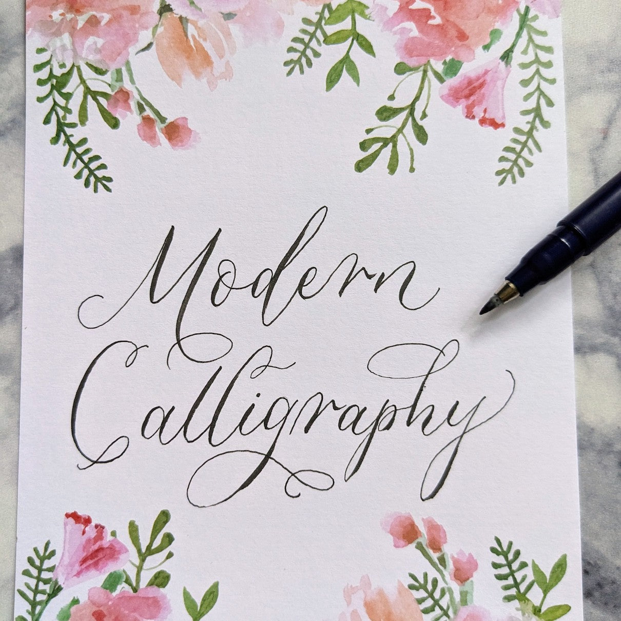 The Paper Seahorse Classes November 4th 12 -3p Modern Calligraphy