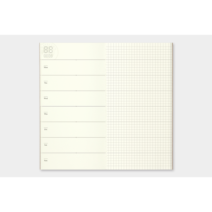 019 TRAVELER'S Notebook Regular - Refill - Weekly Memo Planner Diary N -  The Paper Seahorse