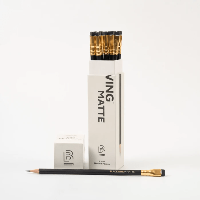 Blackwing Matte Soft Graphite Pencils Boxed set of 12 The