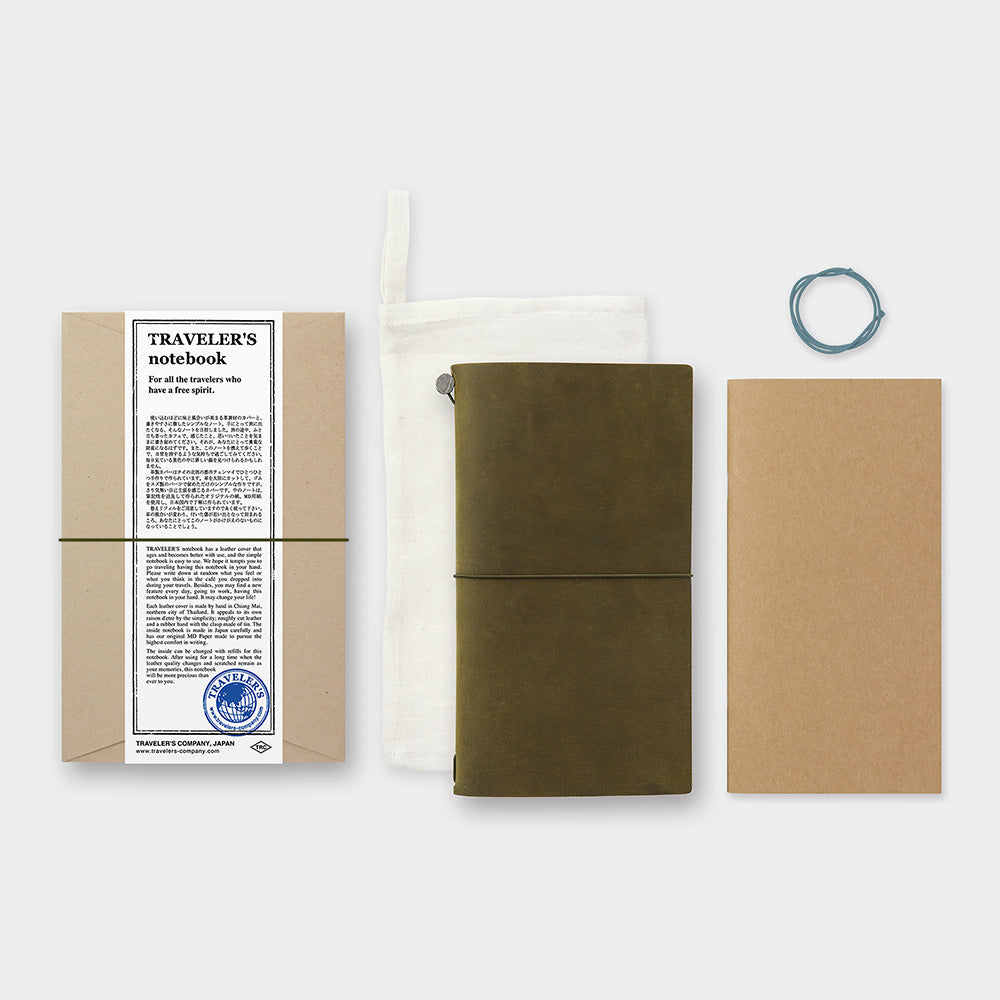 The Paper Seahorse TRAVELER'S Notebook Starter Kit: OLIVE Edition